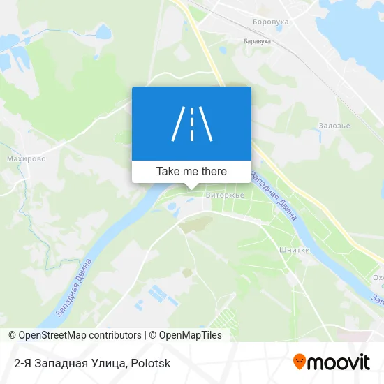 2-Я Западная Улица map