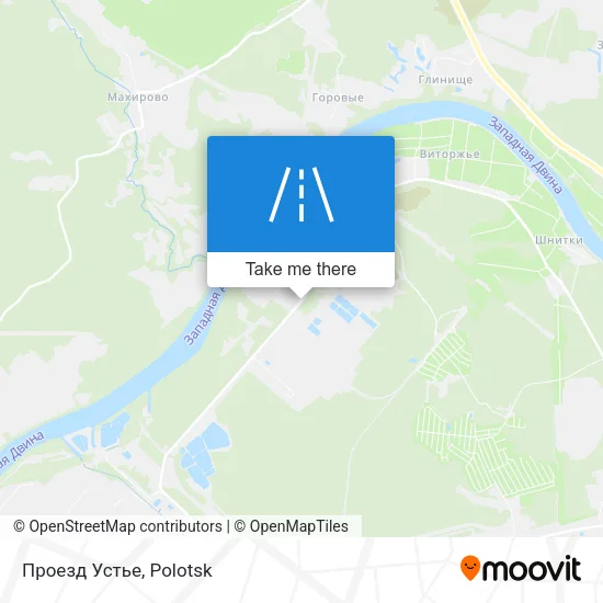 Проезд Устье map