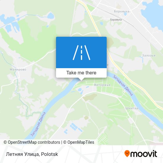 Летняя Улица map