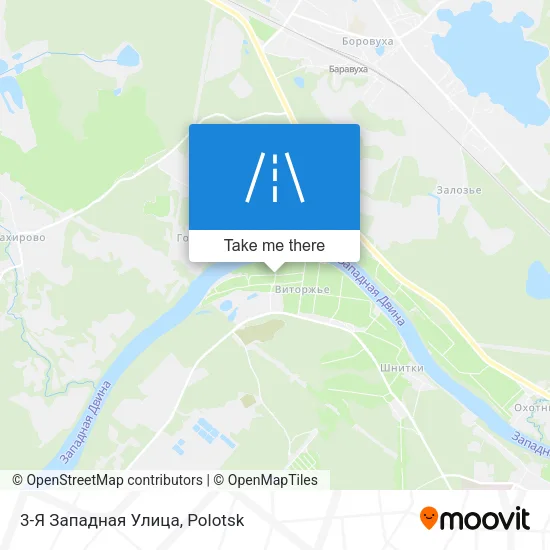 3-Я Западная Улица map