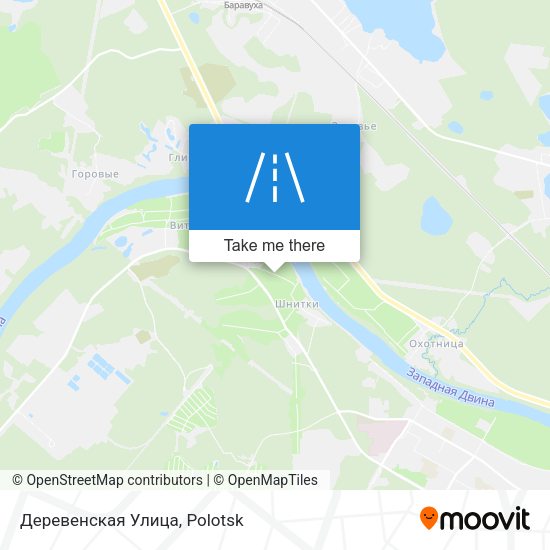 Деревенская Улица map