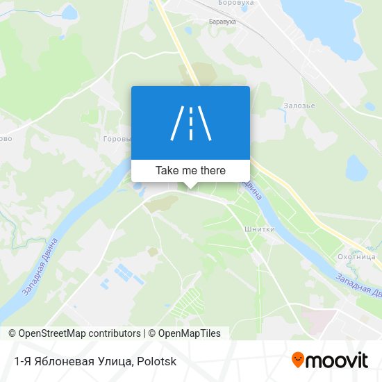 1-Я Яблоневая Улица map