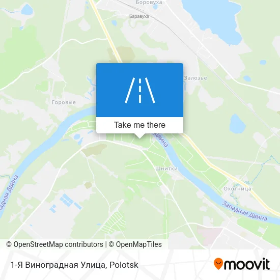1-Я Виноградная Улица map