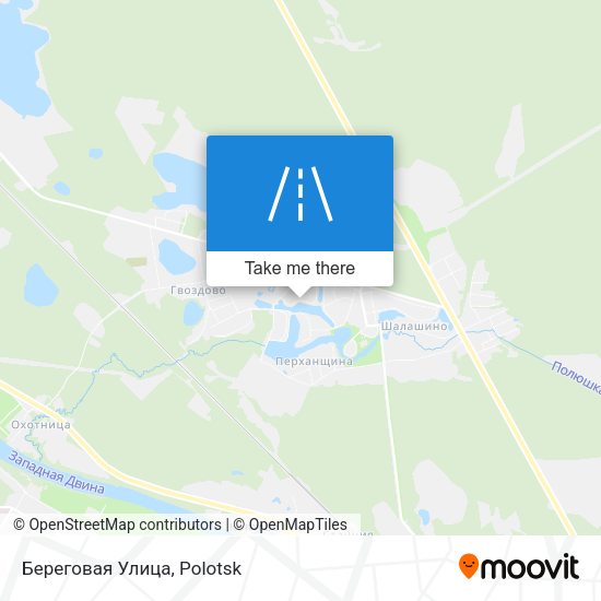 Береговая Улица map