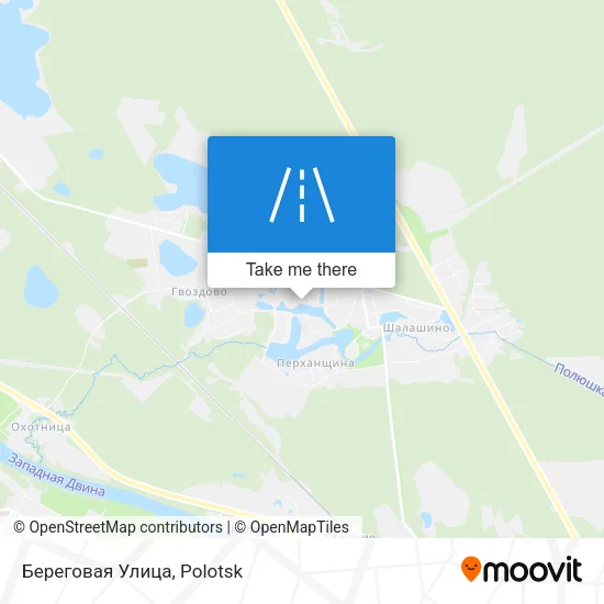Береговая Улица map