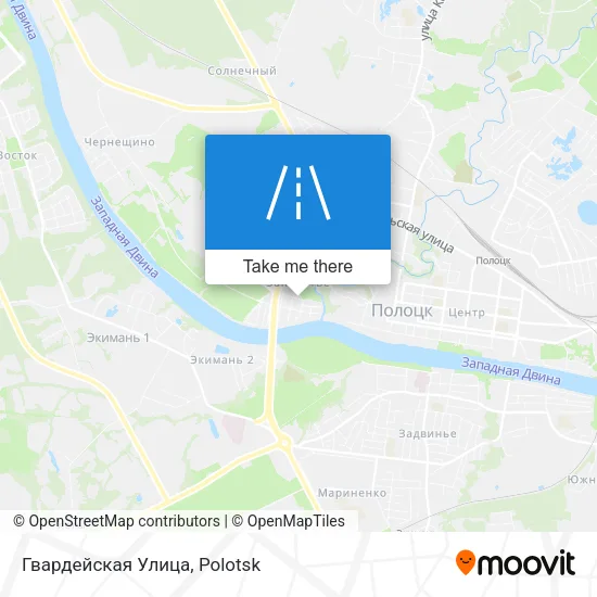 Гвардейская Улица map