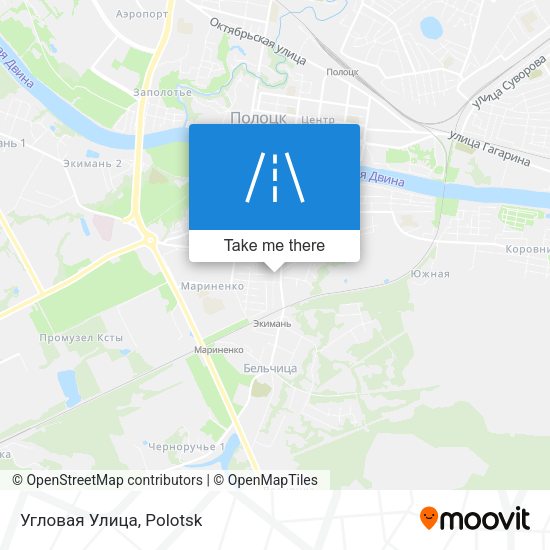 Угловая Улица map