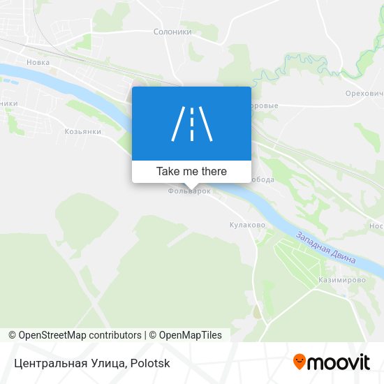 Центральная Улица map