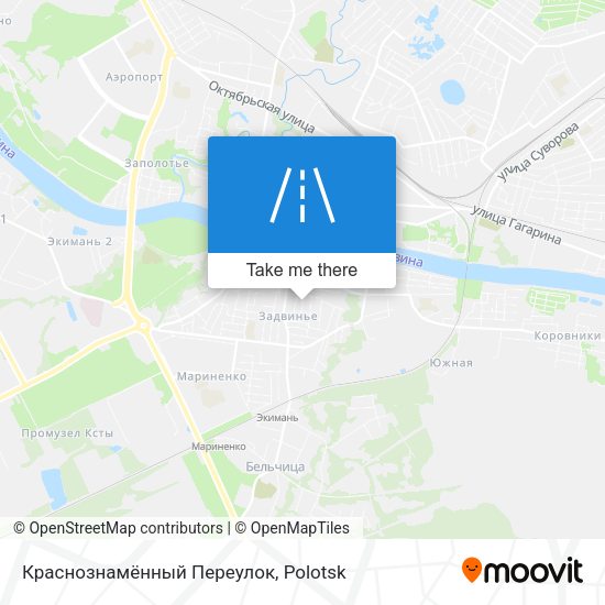 Краснознамённый Переулок map
