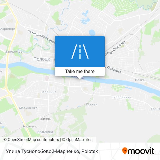 Улица Туснолобовой-Марченко map