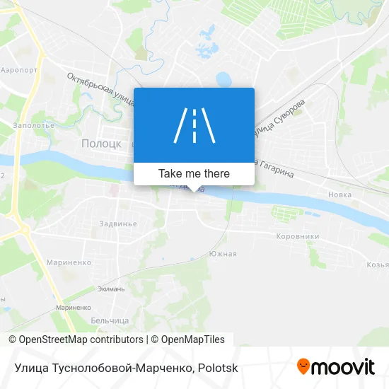 Улица Туснолобовой-Марченко map