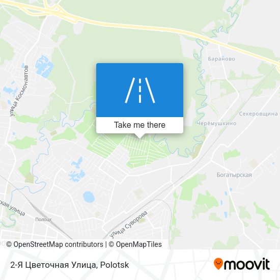 2-Я Цветочная Улица map