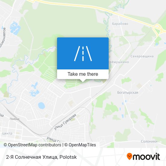 2-Я Солнечная Улица map