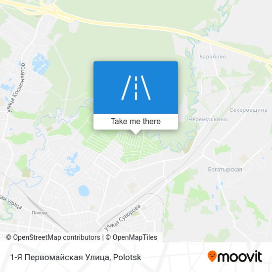1-Я Первомайская Улица map