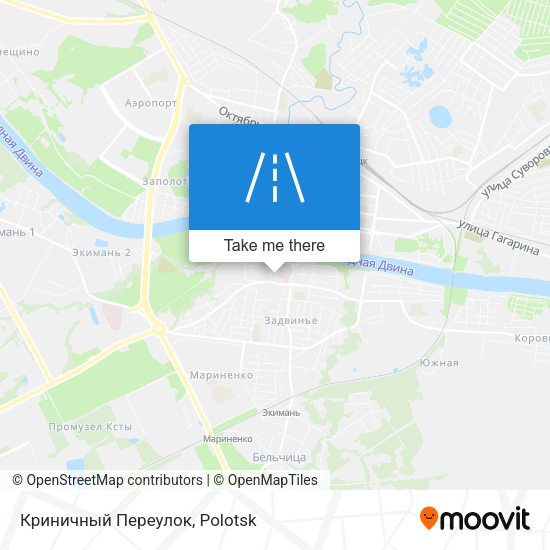 Криничный Переулок map