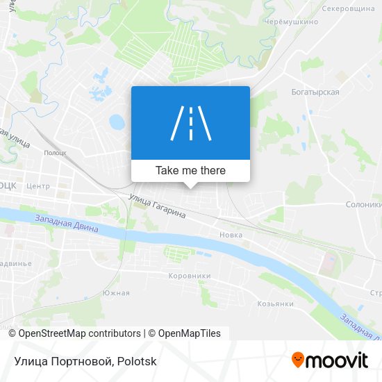 Улица Портновой map