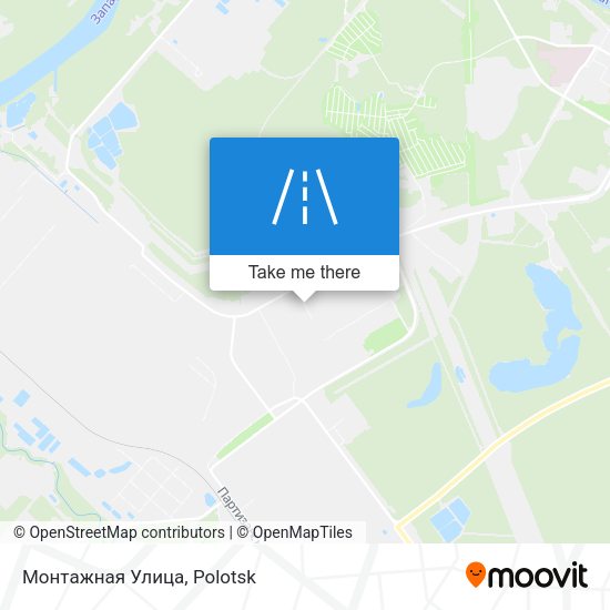 Монтажная Улица map