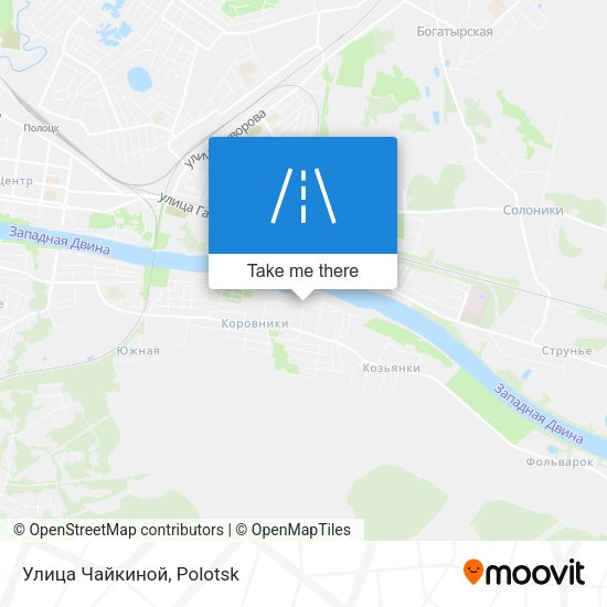 Улица Чайкиной map