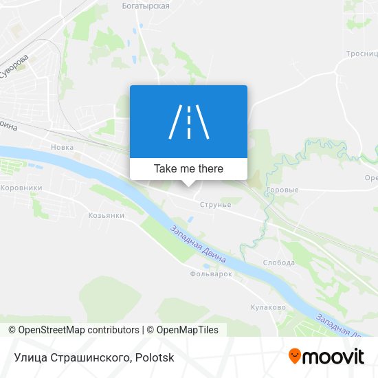 Улица Страшинского map