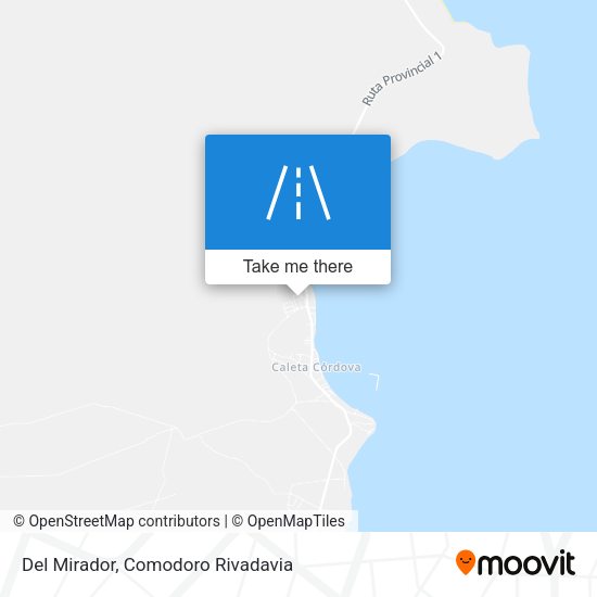 Mapa de Del Mirador