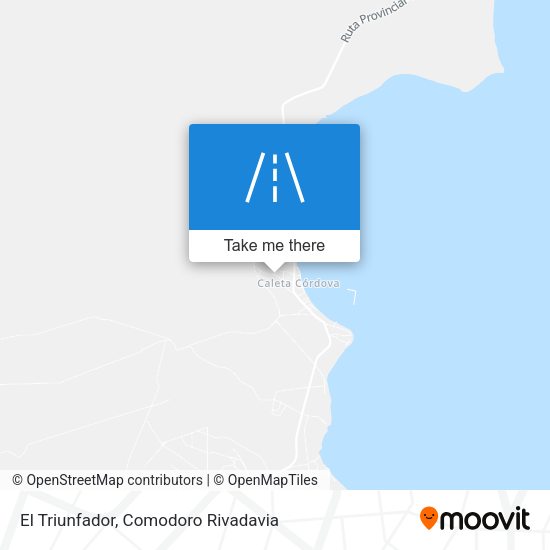 El Triunfador map