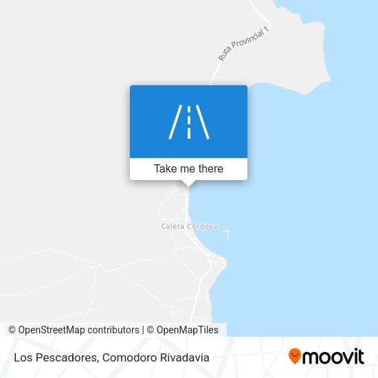 Mapa de Los Pescadores