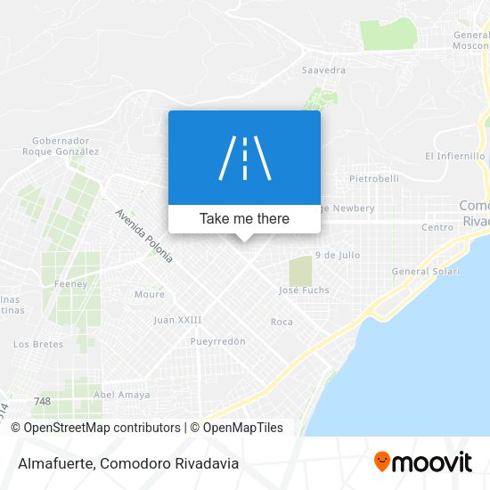 Almafuerte map