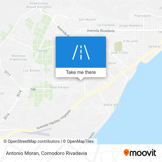 Antonio Moran map