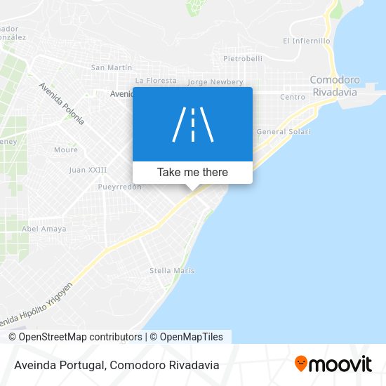 Aveinda Portugal map