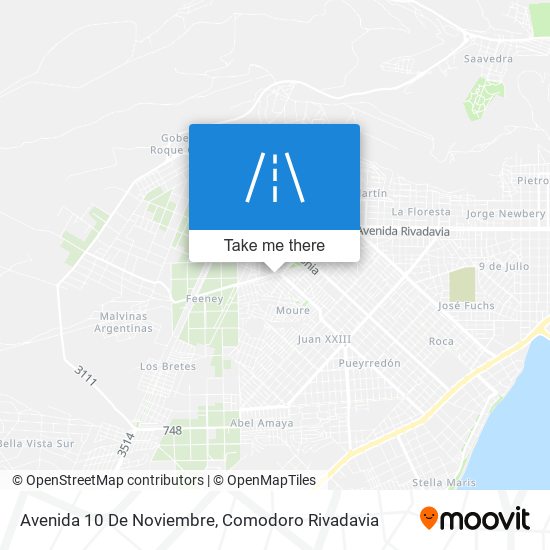 Mapa de Avenida 10 De Noviembre