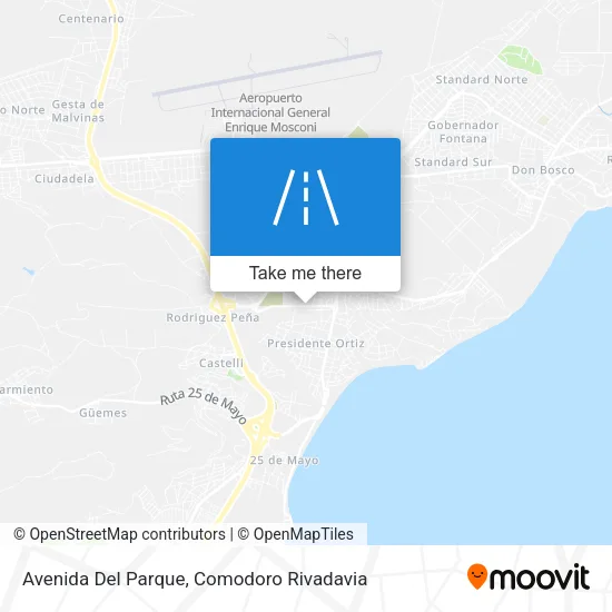 Avenida Del Parque map