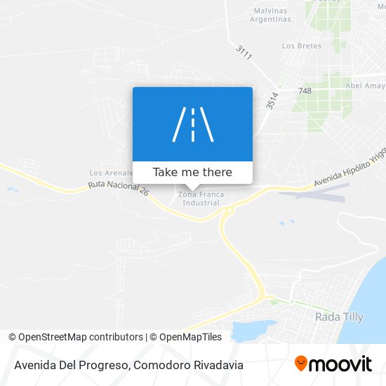 Avenida Del Progreso map