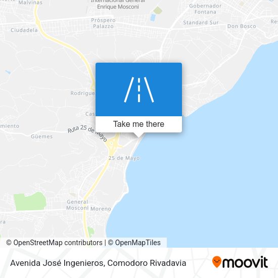 Avenida José Ingenieros map