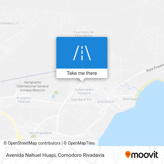 Avenida Nahuel Huapi map