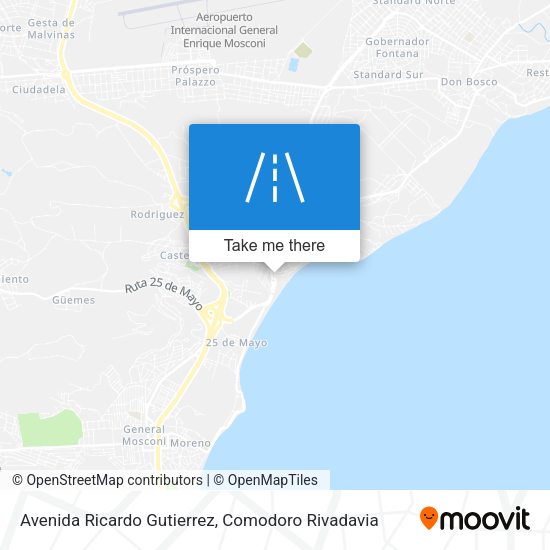 Avenida Ricardo Gutierrez map