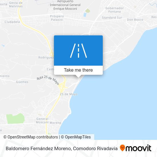 Baldomero Fernández Moreno map