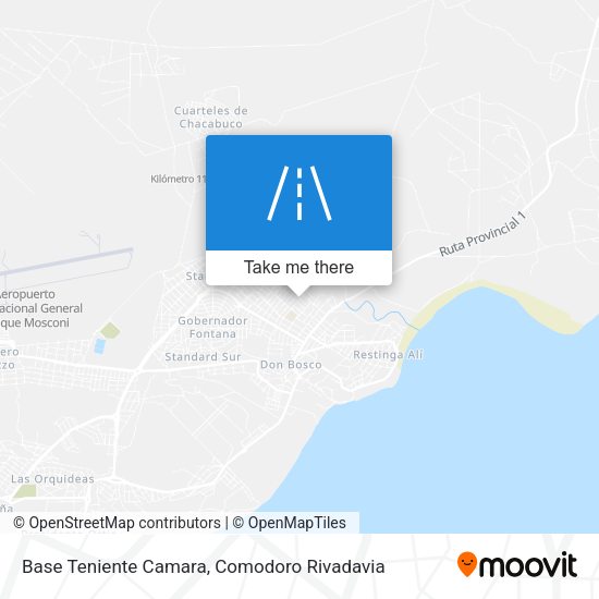 Base Teniente Camara map