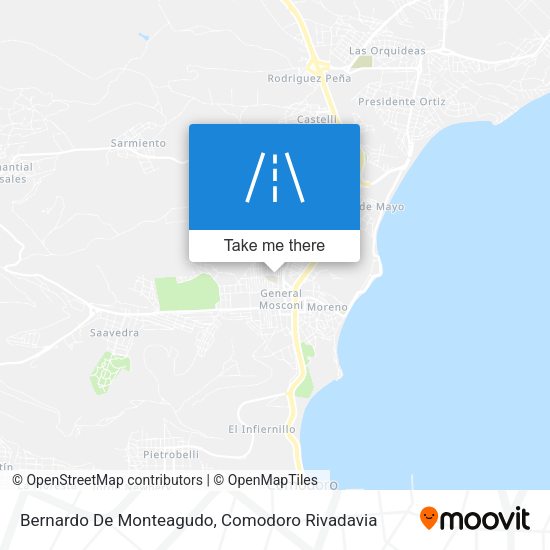 Mapa de Bernardo De Monteagudo