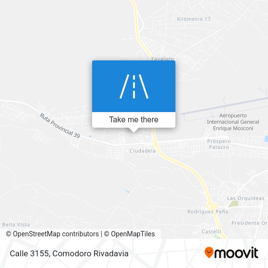 Calle 3155 map