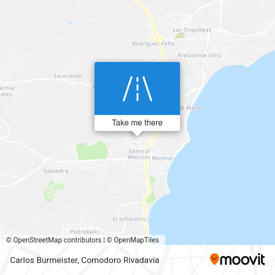 Mapa de Carlos Burmeister