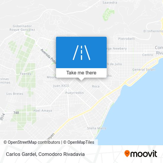 Carlos Gardel map