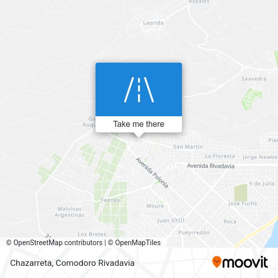 Mapa de Chazarreta