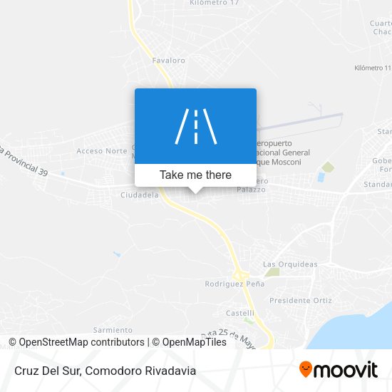 Mapa de Cruz Del Sur