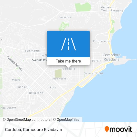 Mapa de Córdoba