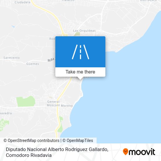 Diputado Nacional Alberto Rodríguez Gallardo map