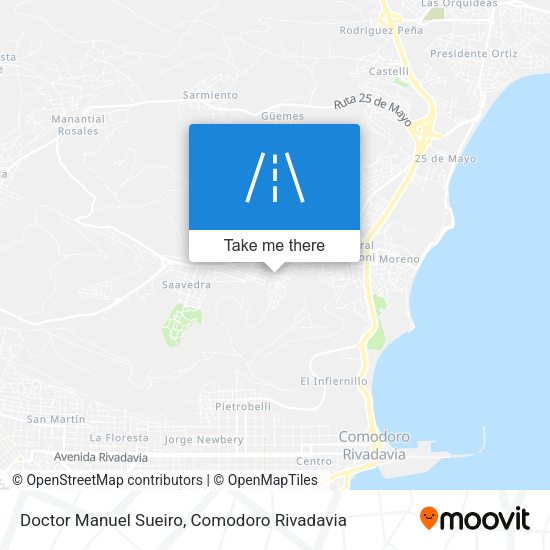 Doctor Manuel Sueiro map