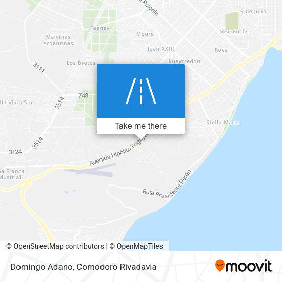 Mapa de Domingo Adano