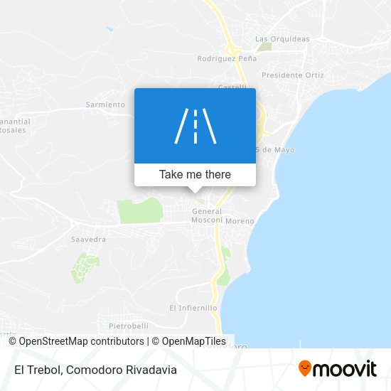 Mapa de El Trebol