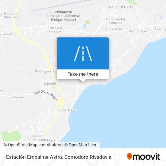 Mapa de Estación Empalme Astra