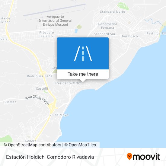 Mapa de Estación Holdich